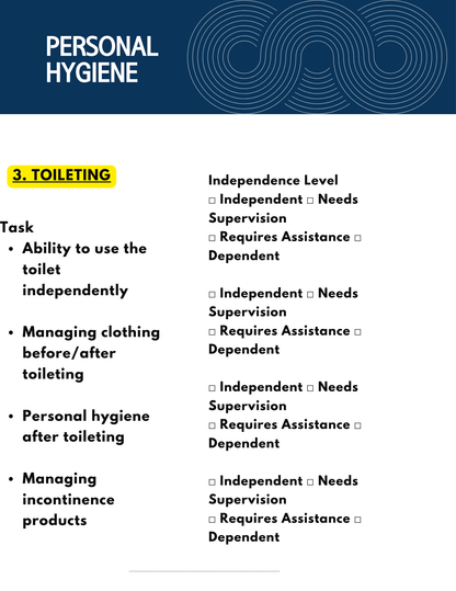 CAREGIVER & ADL tasklist combo