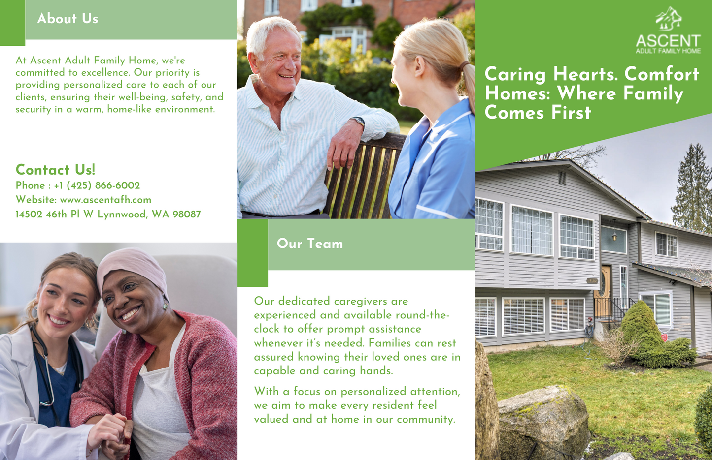 Get BROCHURES for your HOME CARE business!