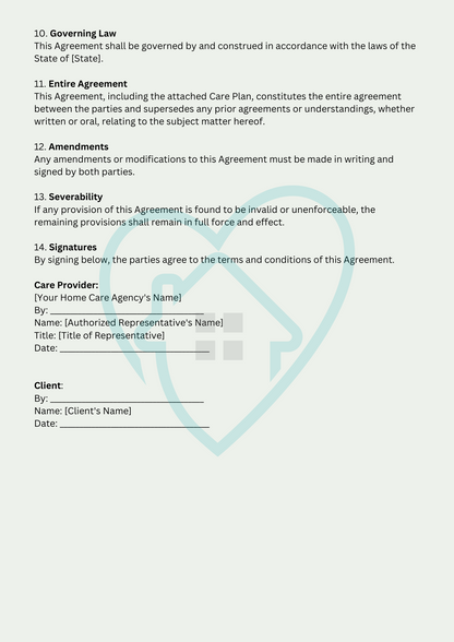 New Client Welcome Pack (Client Intake Form + Service Agreement + Welcome New Client Letters)