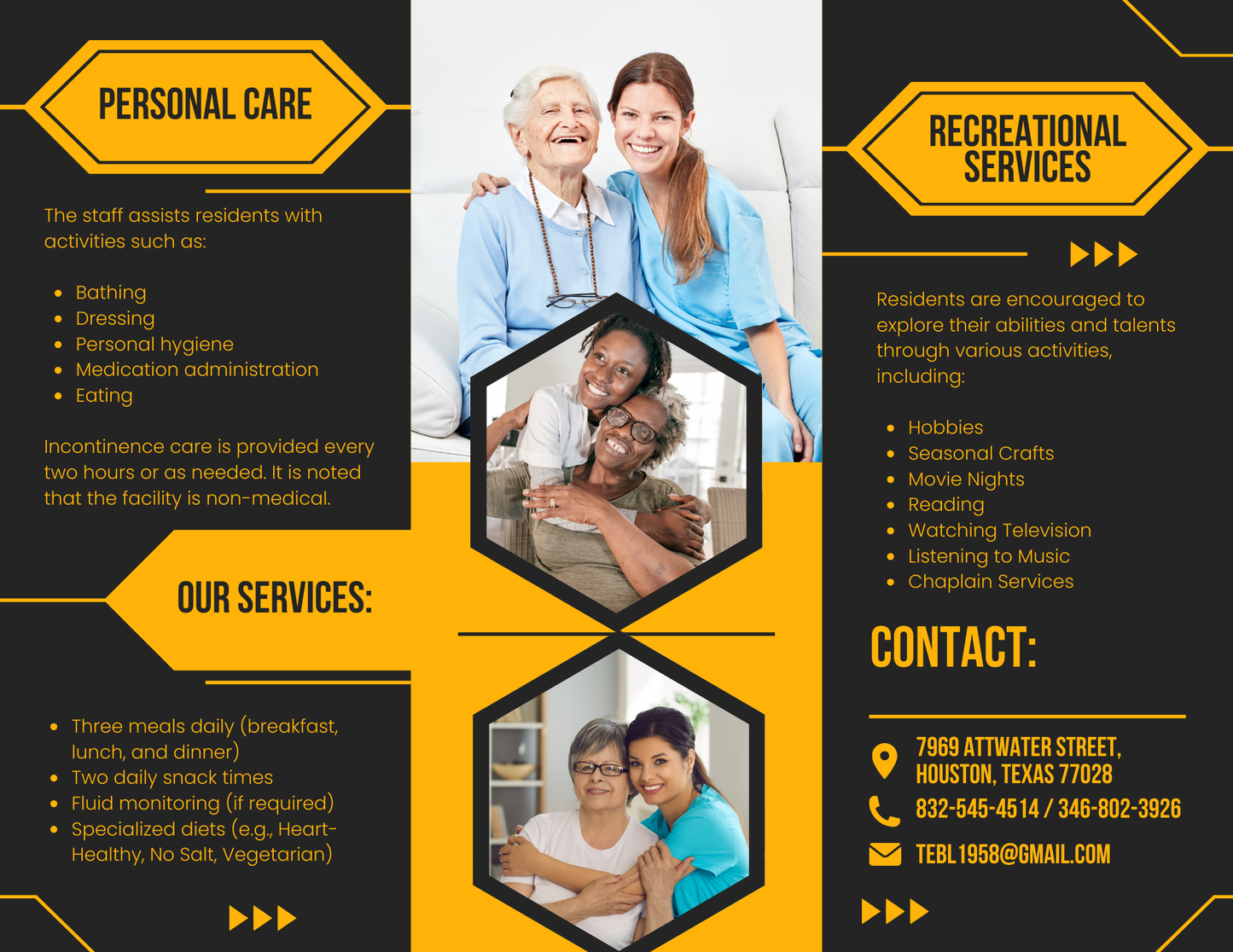 Get BROCHURES for your HOME CARE business!