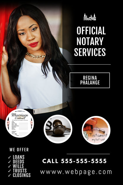 Custom Notary Flyers (Get 2 for 29.99)