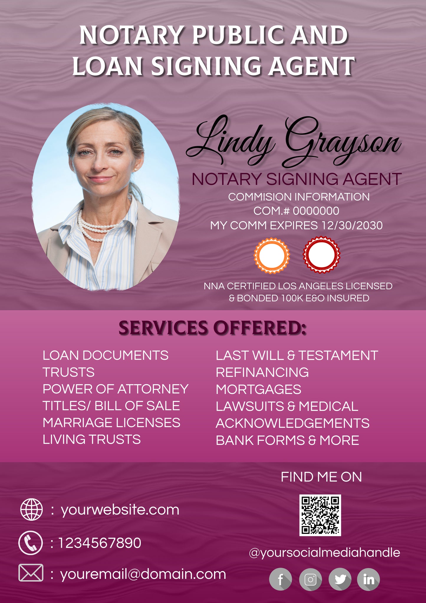 Custom Notary Flyers (Get 2 for 29.99)