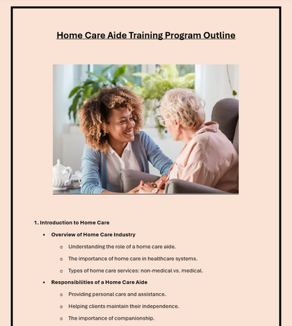 Home Care Training Bundle