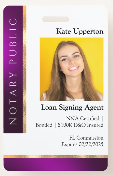 A Custom Notary Badge for you!