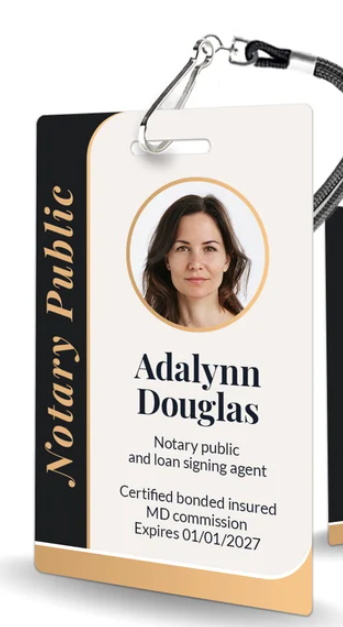 A Custom Notary Badge for you!