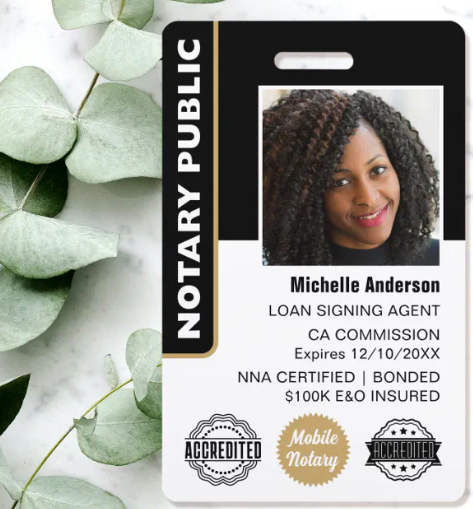 A Custom Notary Badge for you!