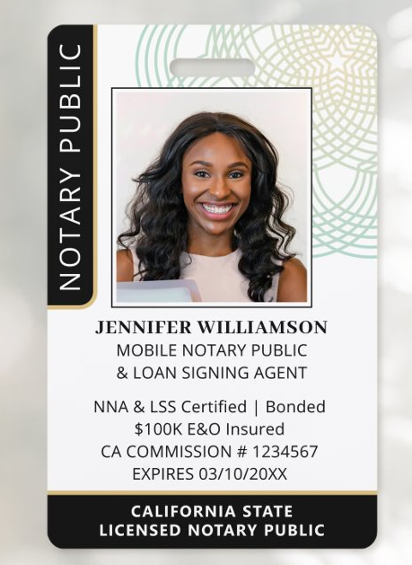 Get YOUR Custom Notary Name Badge (Copy)