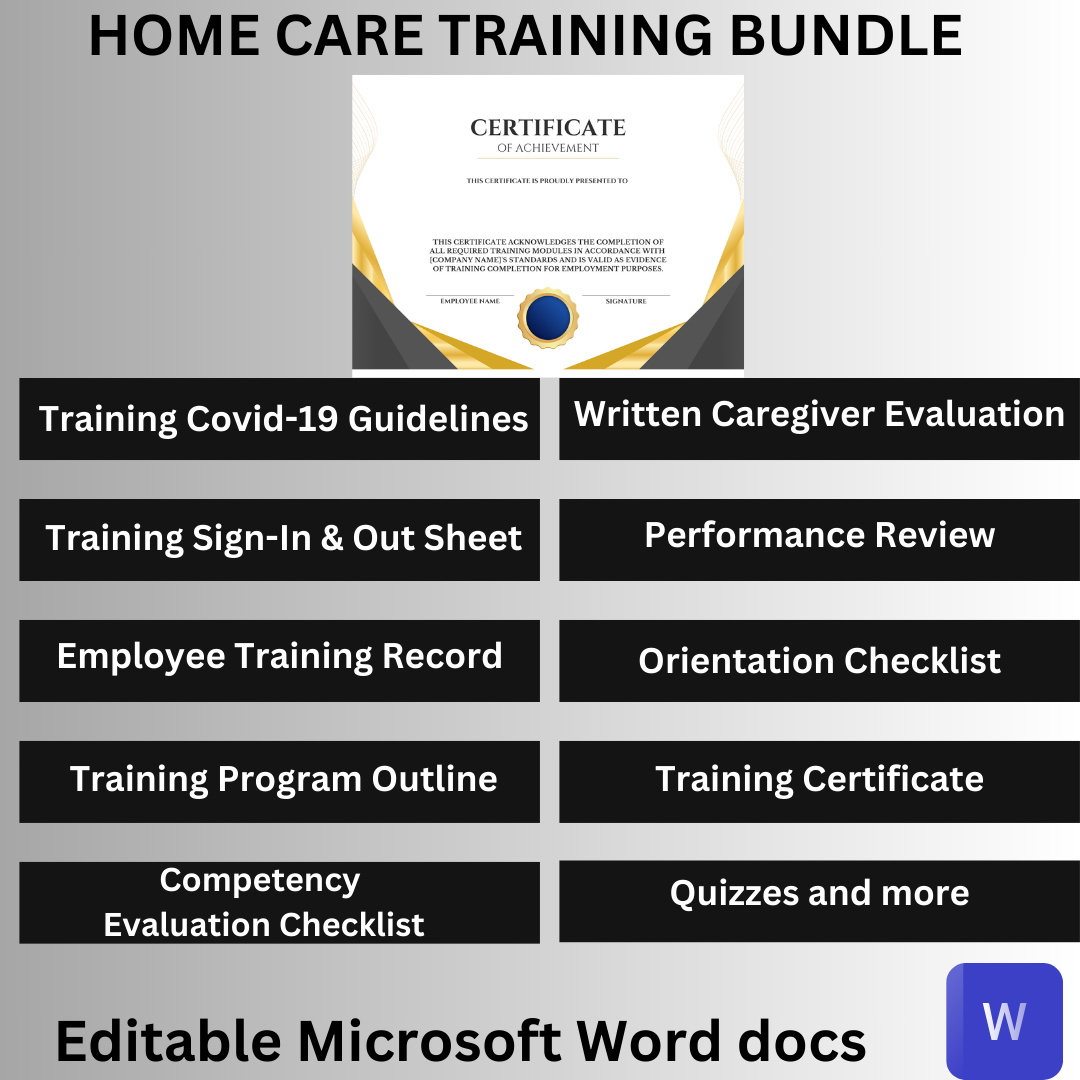 Home Care Training Bundle