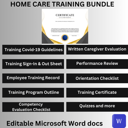 Home Care Training Bundle