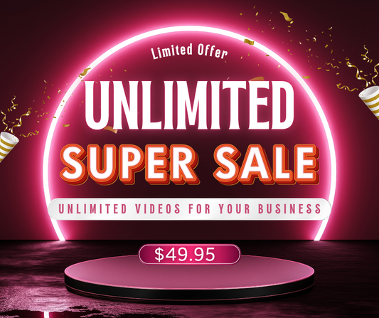 UNLIMITED VIDEOS 2024 package-Request as many videos as you need, whenever you need them!