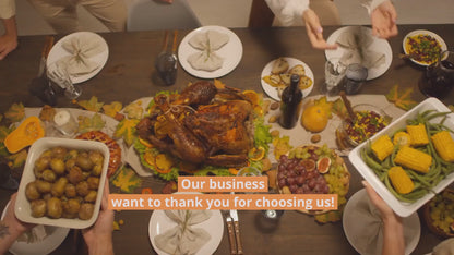 Get 2 (THANKSGIVING) DAY themed promo videos for your business